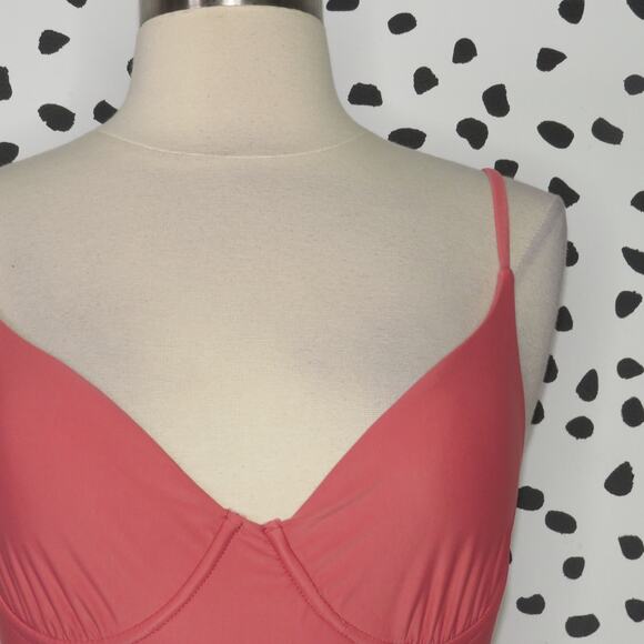 Andie Pink Punch Luna Underwire One Piece Swimsuit - Picture 4 of 11